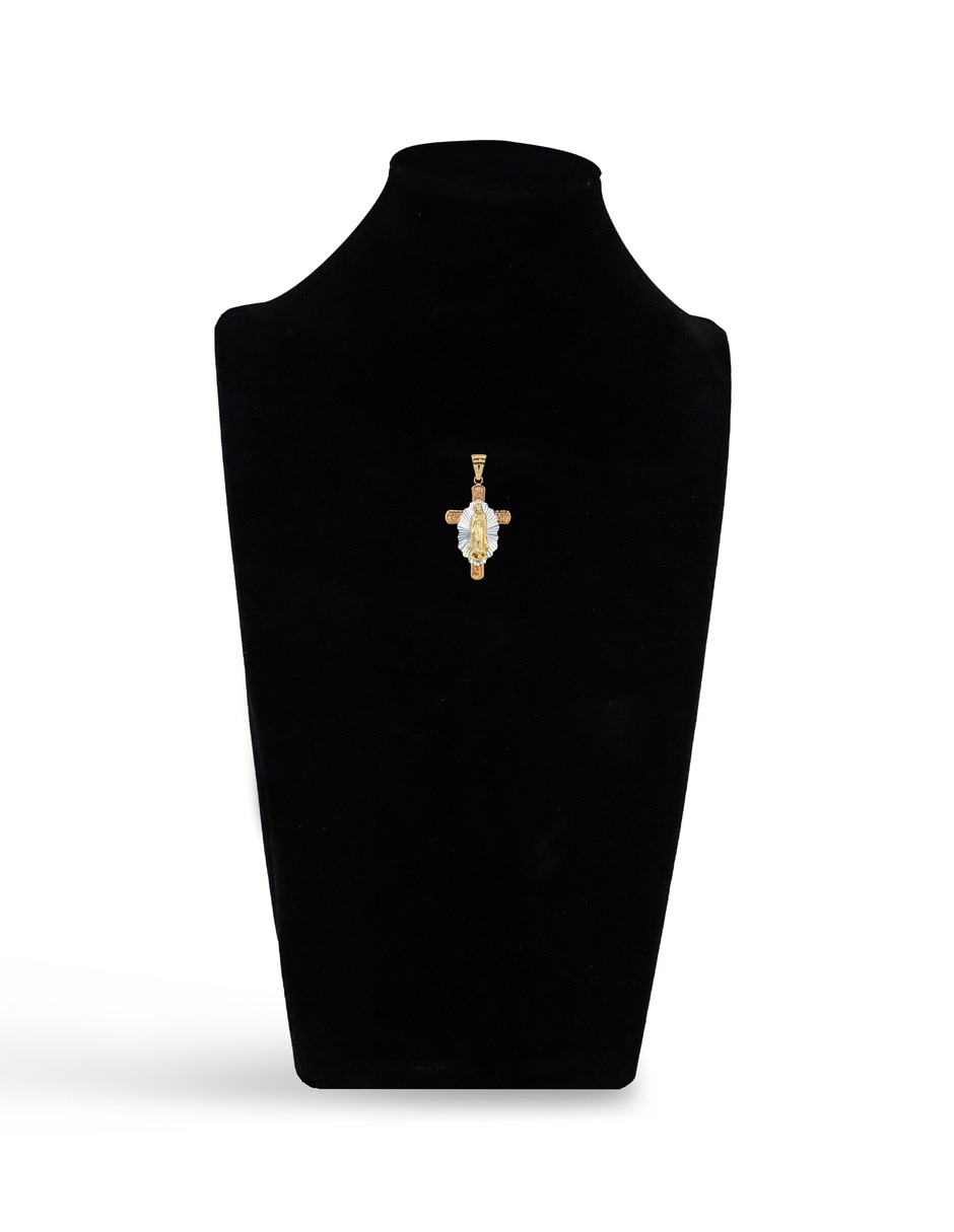 Dije de cruz sin colección de oro florentino 14 k 2